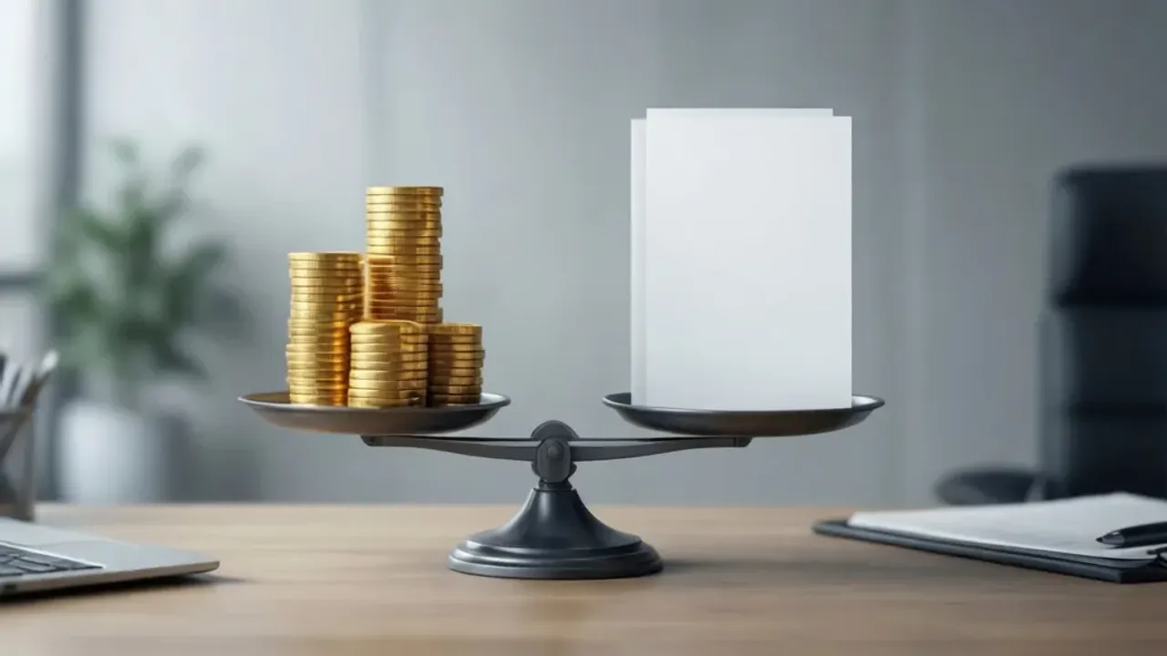 13 tys brutto ile to netto? Praktyczny poradnik i porównanie 2026 Cyfrowy kalkulator z wynikiem finansowym ilustrujący zagadnienie 13 tys brutto ile to netto na biurku.