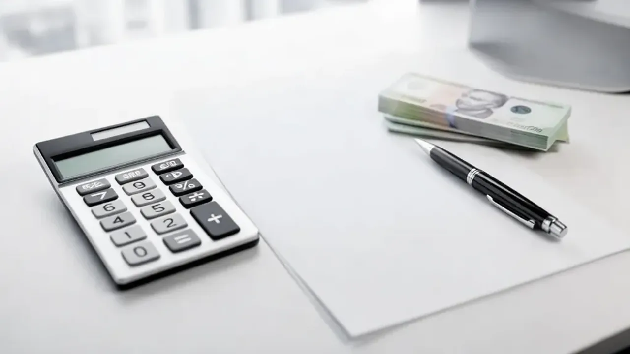 5800 zł brutto ile to netto? Aktualny poradnik płacowy na 2026 rok Kalkulator finansowy prezentujący wyliczenie 5800 zł brutto ile to netto na profesjonalnym biurku.