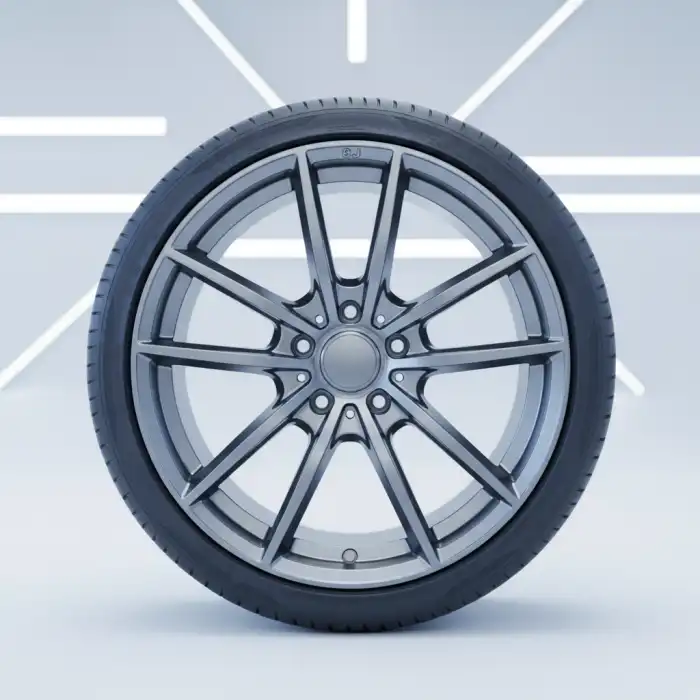 8j jaka opona? Tabela i poradnik: dobór felg do opon oraz odpowiedni rozmiar Nowoczesna felga aluminiowa z oznaczeniem 8J i dopasowaną oponą w kontekście poradnika 8j jaka opona wybrać.