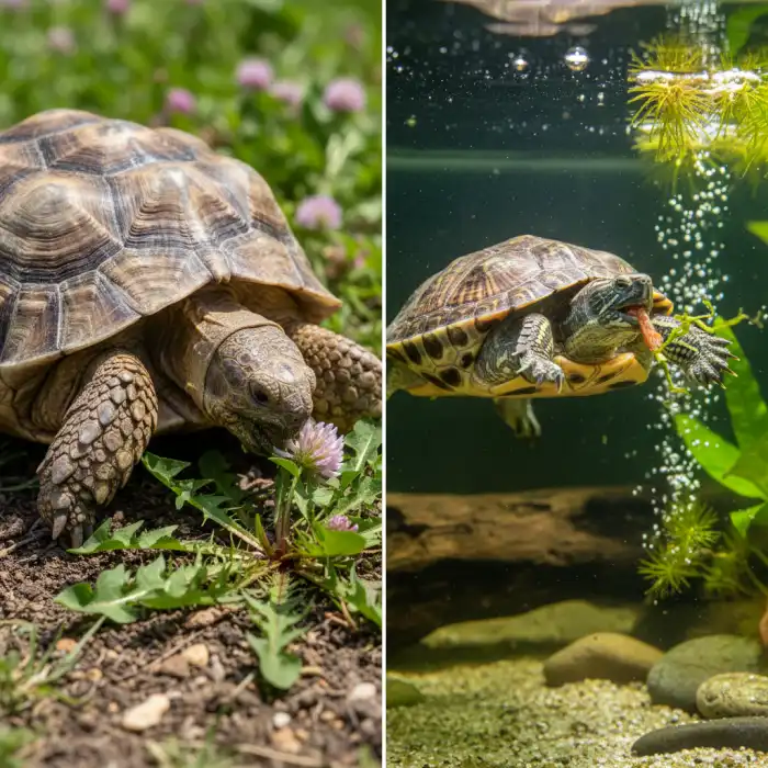 Co jedzą żółwie? Dieta żółwia lądowego i wodnego w terrarium
