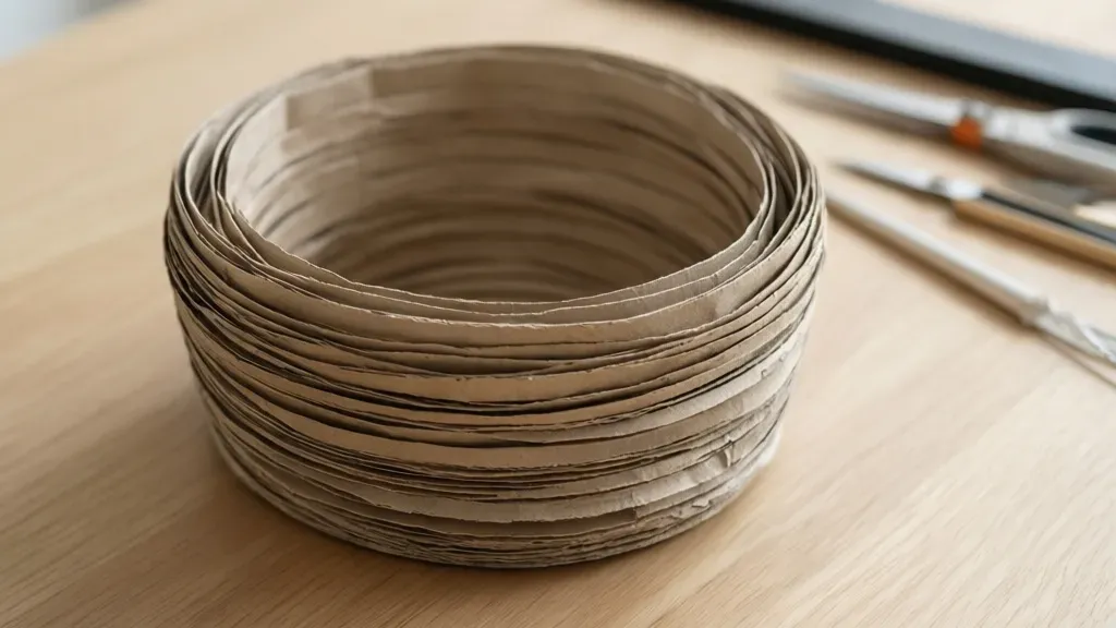 Jak zrobić koszyk z papieru – prosty koszyczek wielkanocny DIY
